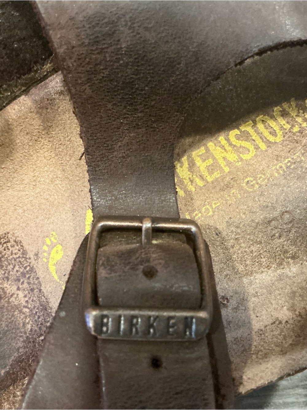 Birkenstock Gizeh mocha oil leather t-strap sandals size 40/9 - Picture 6 of 8